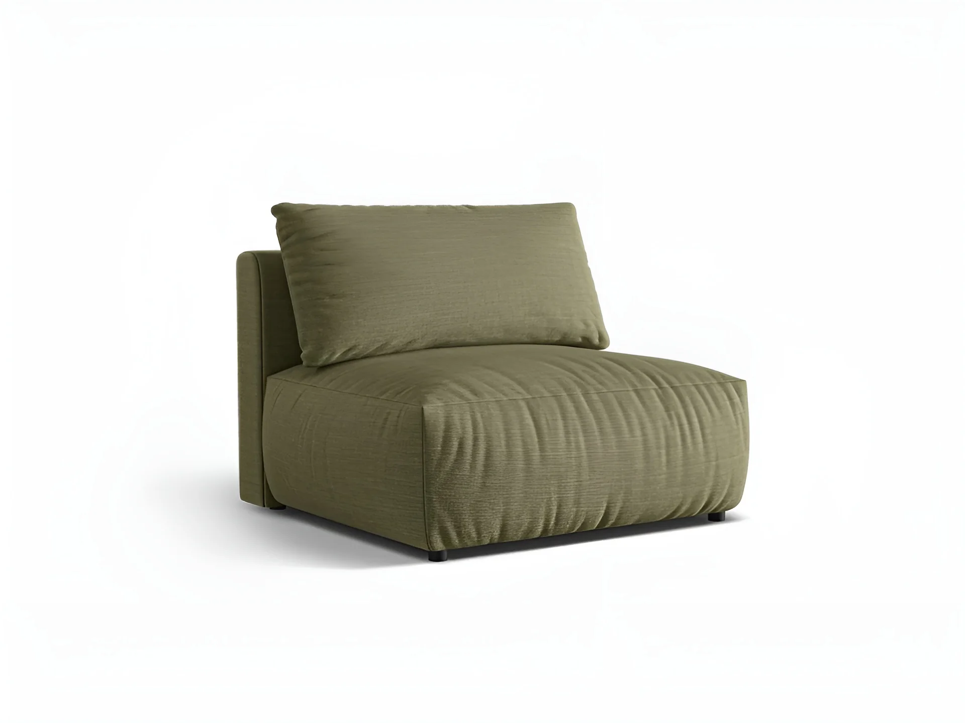 Sofa modułowa CHRIS - szeroki element środkowy zielony szenil - Image 5