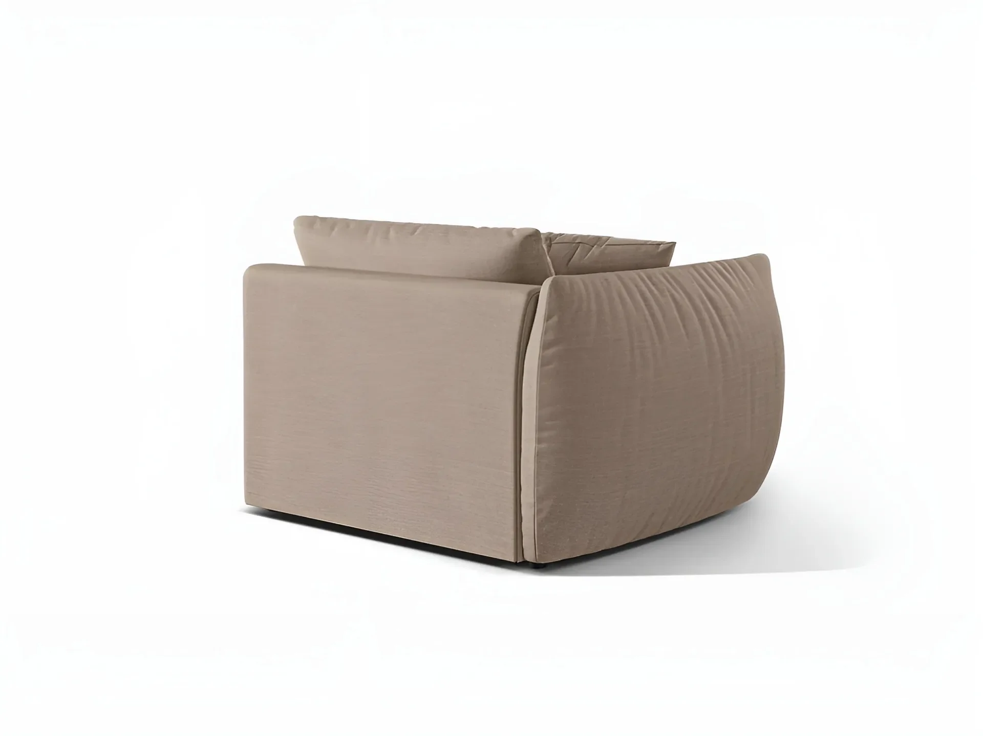 Sofa modułowa CHRIS - element szeroki lewostronny piaskowy szenil - Image 4