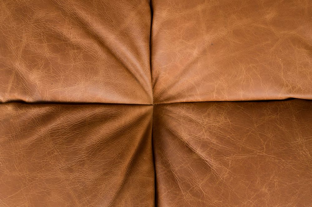 Sofa modułowa HACKMAN - element końcowy prawostronny koniakowa skóra - Image 6