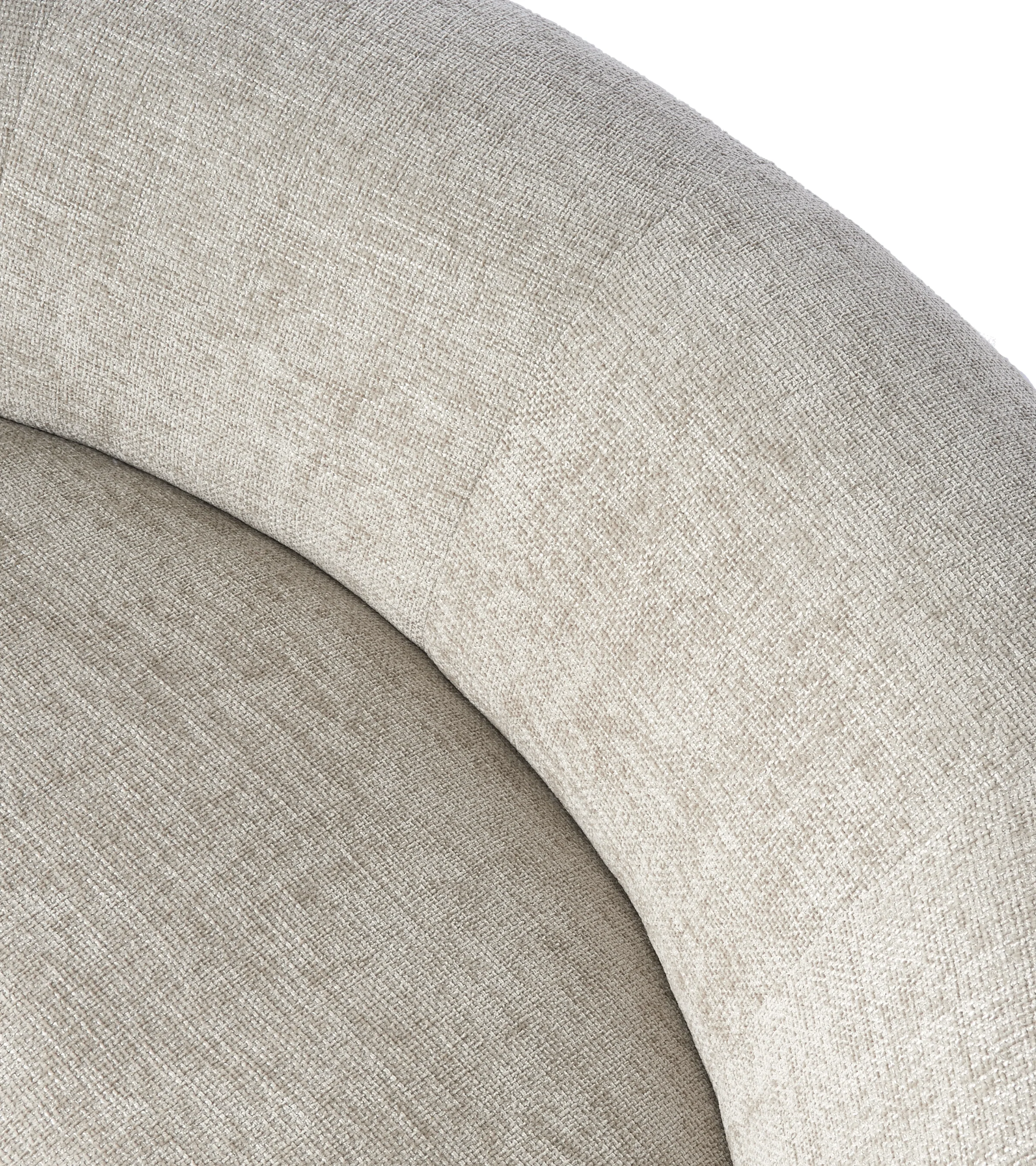 Sofa modułowa POLSPOTTEN - duży moduł narożny zaokrąglony ecri - Image 7