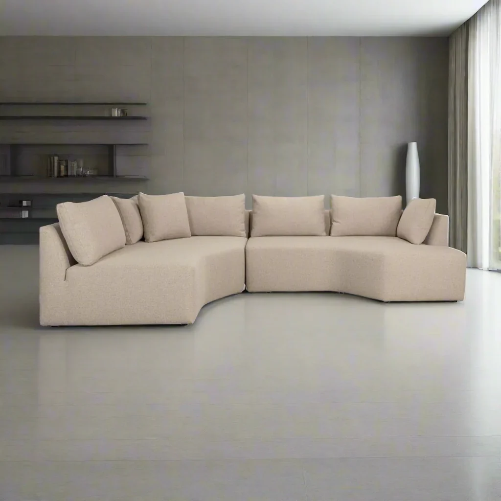 Sofa modułowa PROSPER - element końcowy prawostronny cappuccino - Image 2