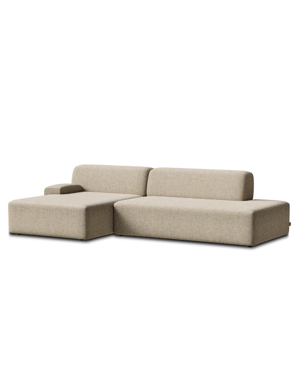 Sofa modułowa UMI - element otwarty lewostronny beżowy - Image 6