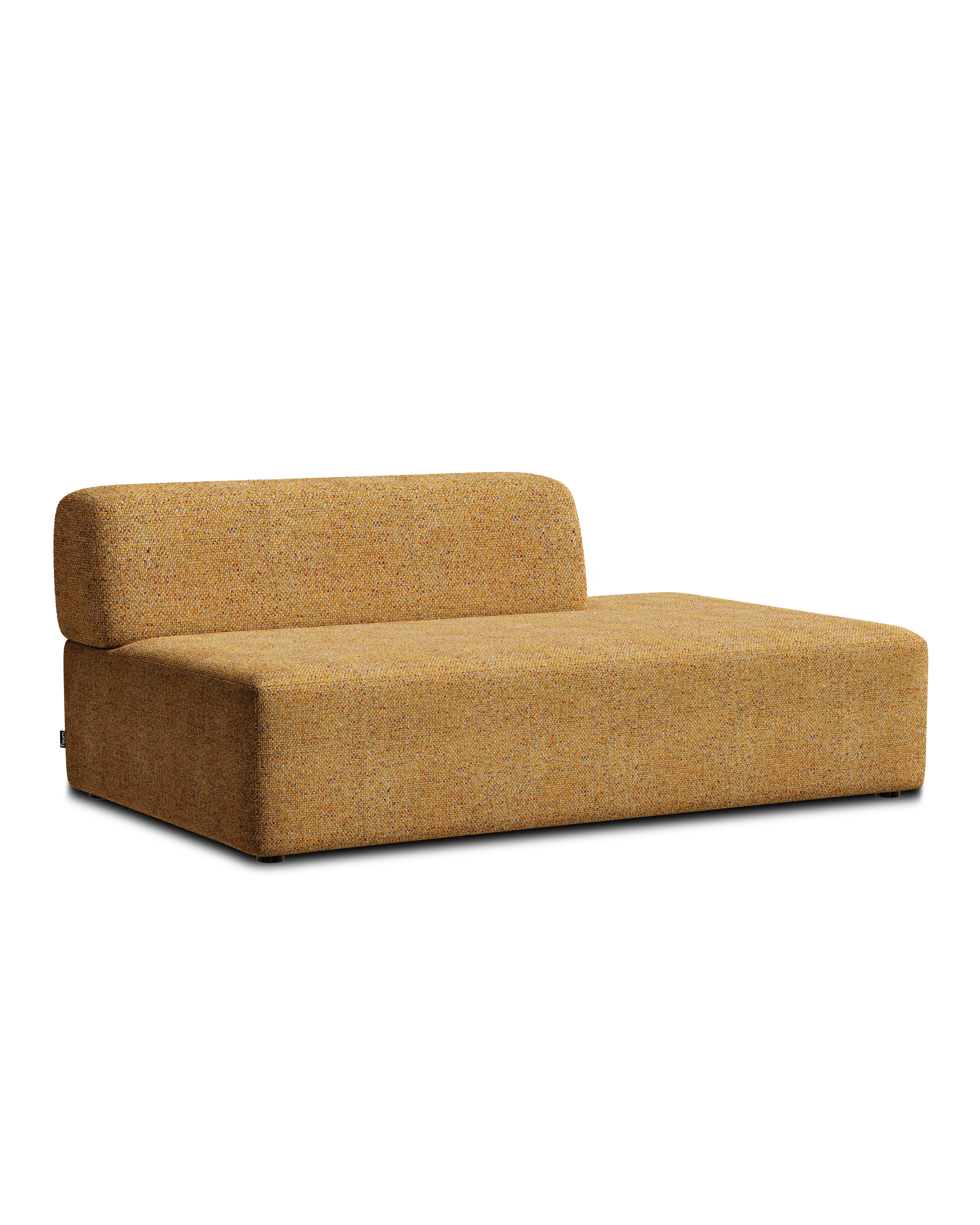 Sofa modułowa UMI - element otwarty lewostronny jesienny pomarańczowy - Image 3