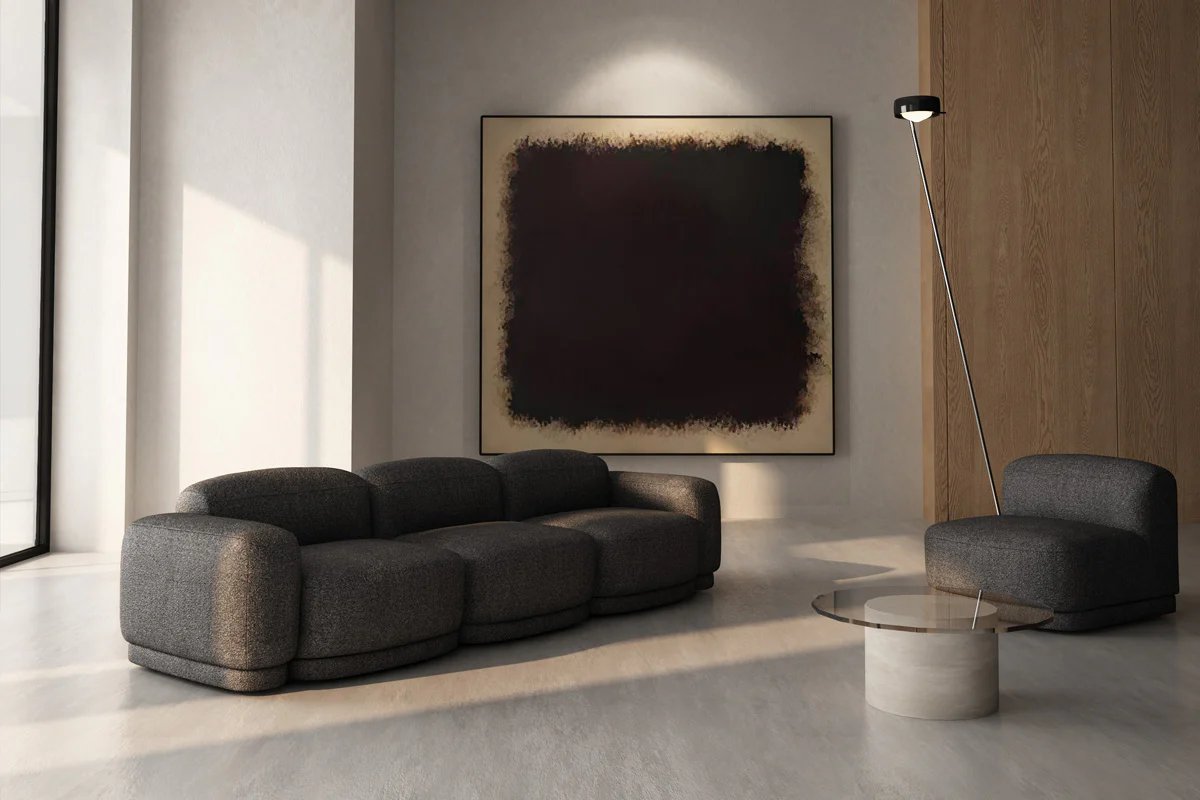 Sofa modułowa 2-osobowa REM tapicerowany - Image 5