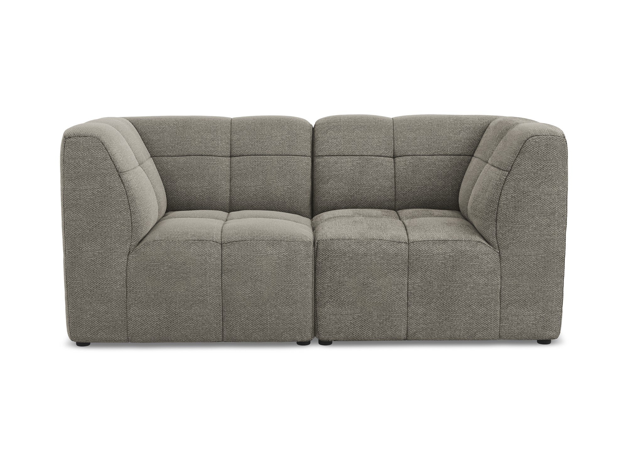 Sofa modułowa 2-osobowa ALOHA szary boucle - Image 3