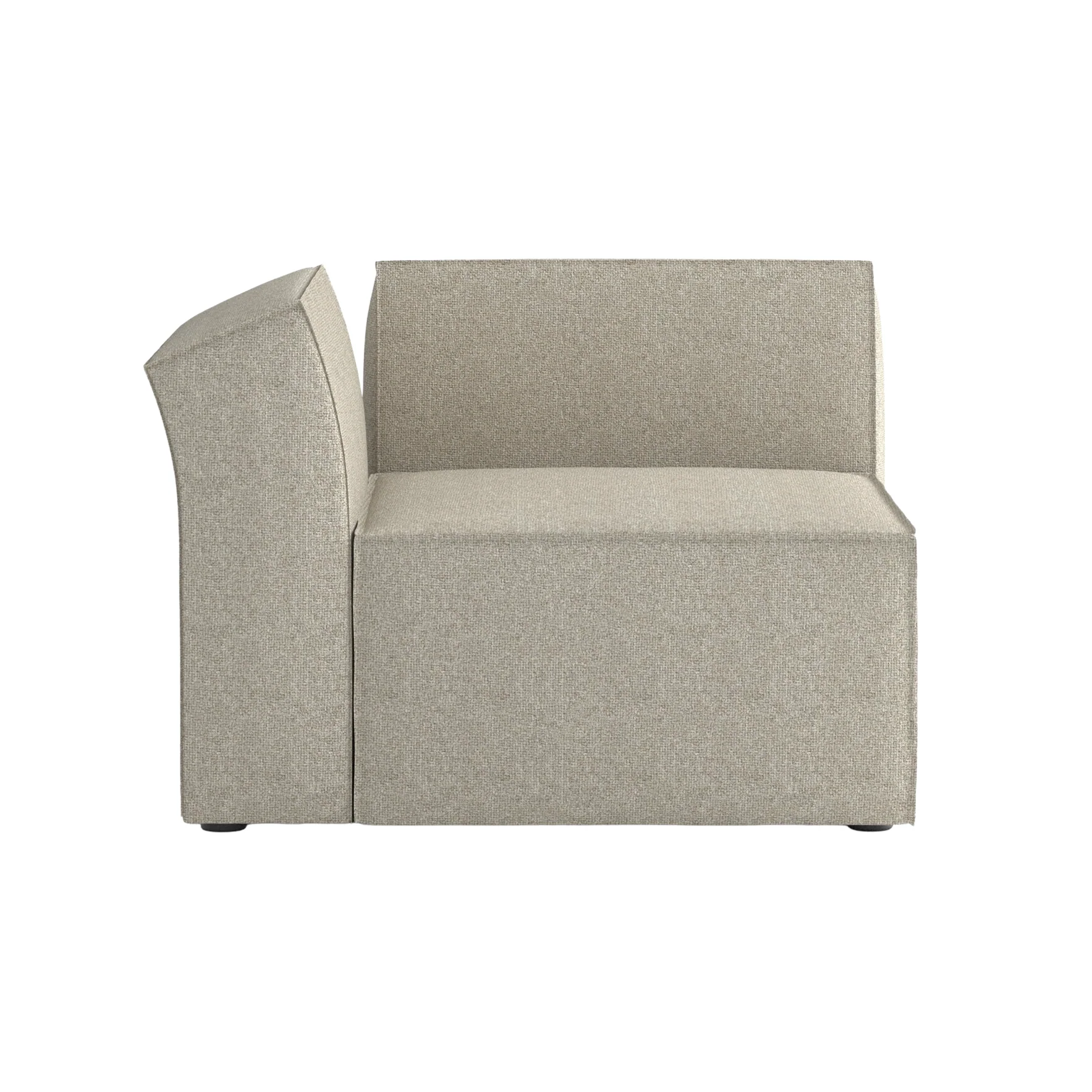 Sofa modułowa ANDO - moduł lewostronny taupe