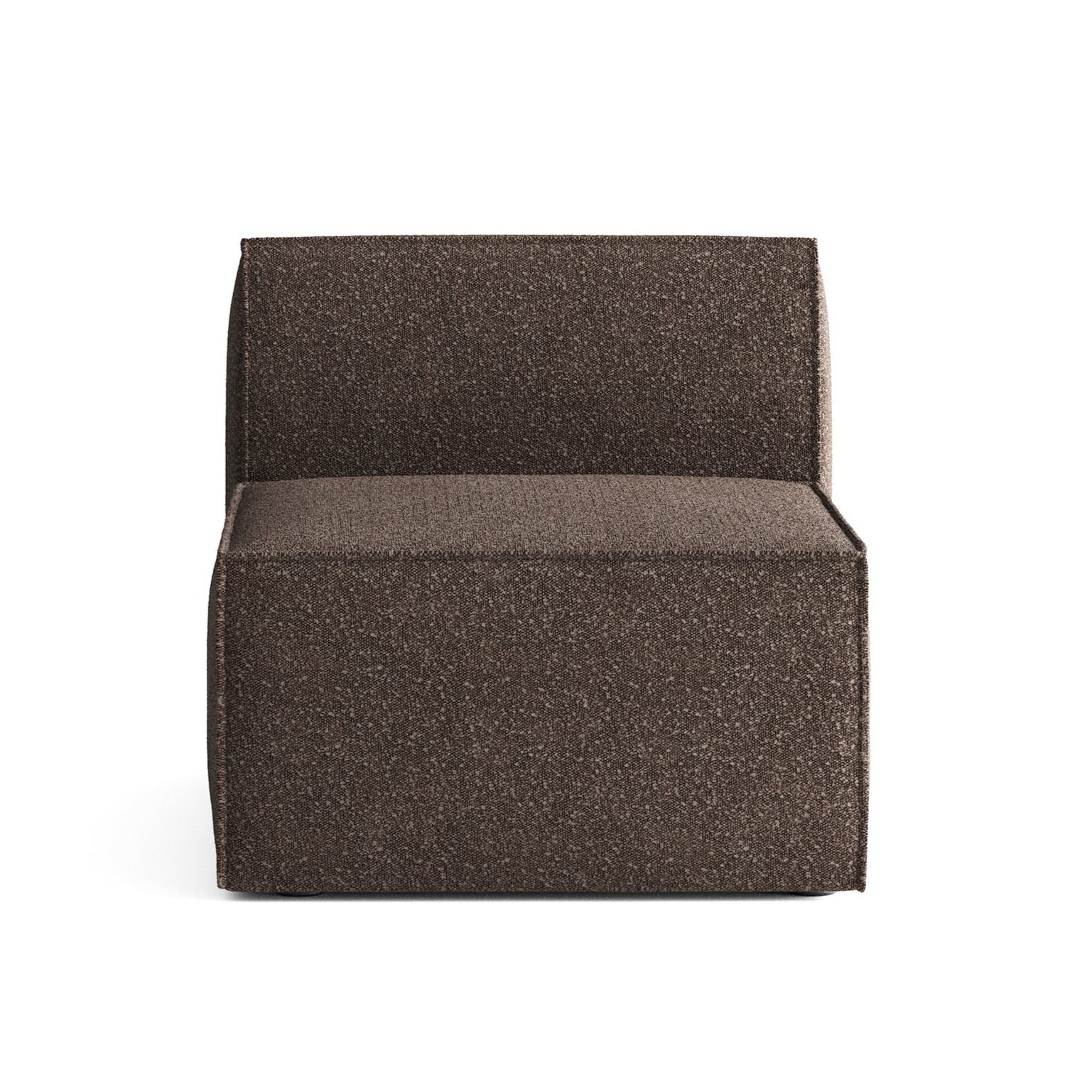 Sofa modułowa ANDO - moduł środkowy brązowy boucle