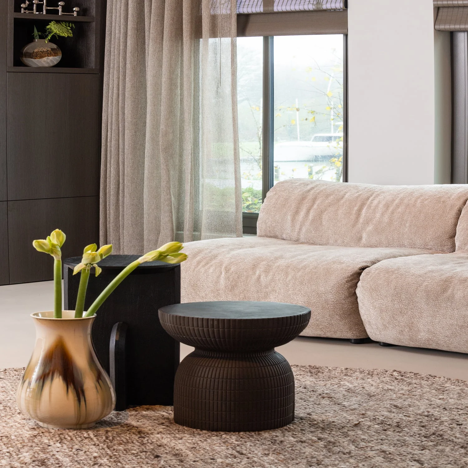 Sofa modułowa BAGGY - element piaskowy szenil - Image 5