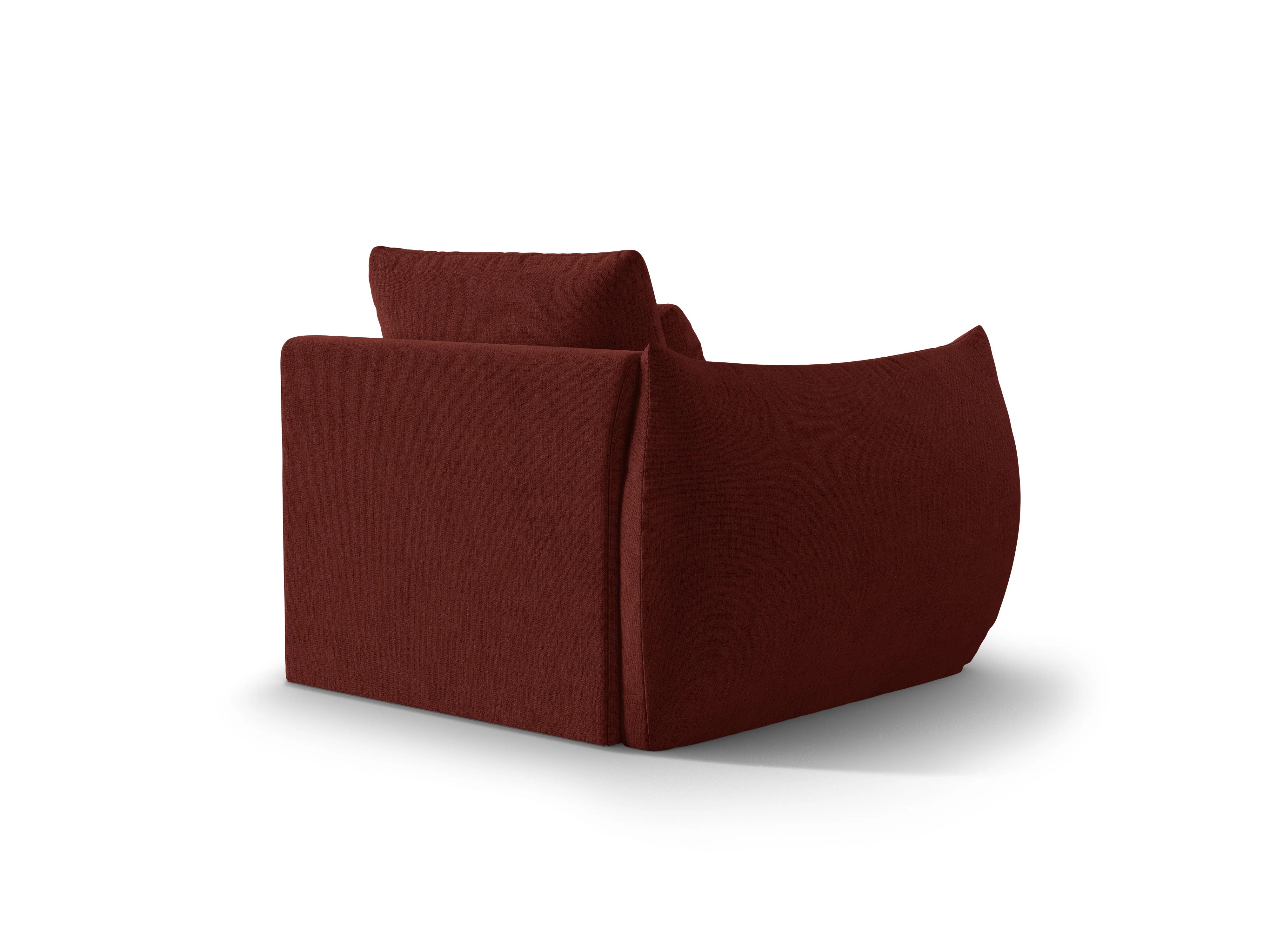 Sofa modułowa BLOOM - element lewostronny czerwony szenil - Image 5