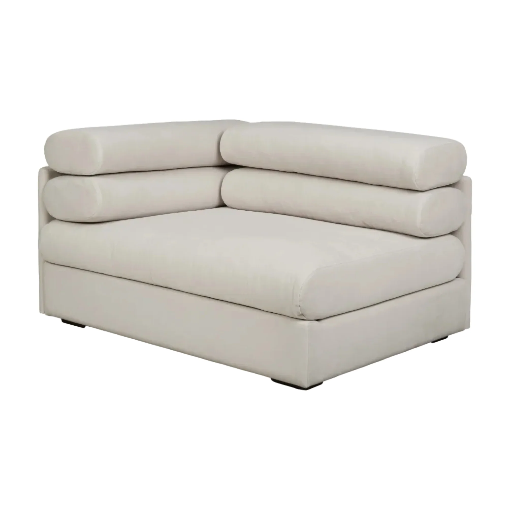 Sofa modułowa ELOGIO - element końcowy lewostronny tapicerowany