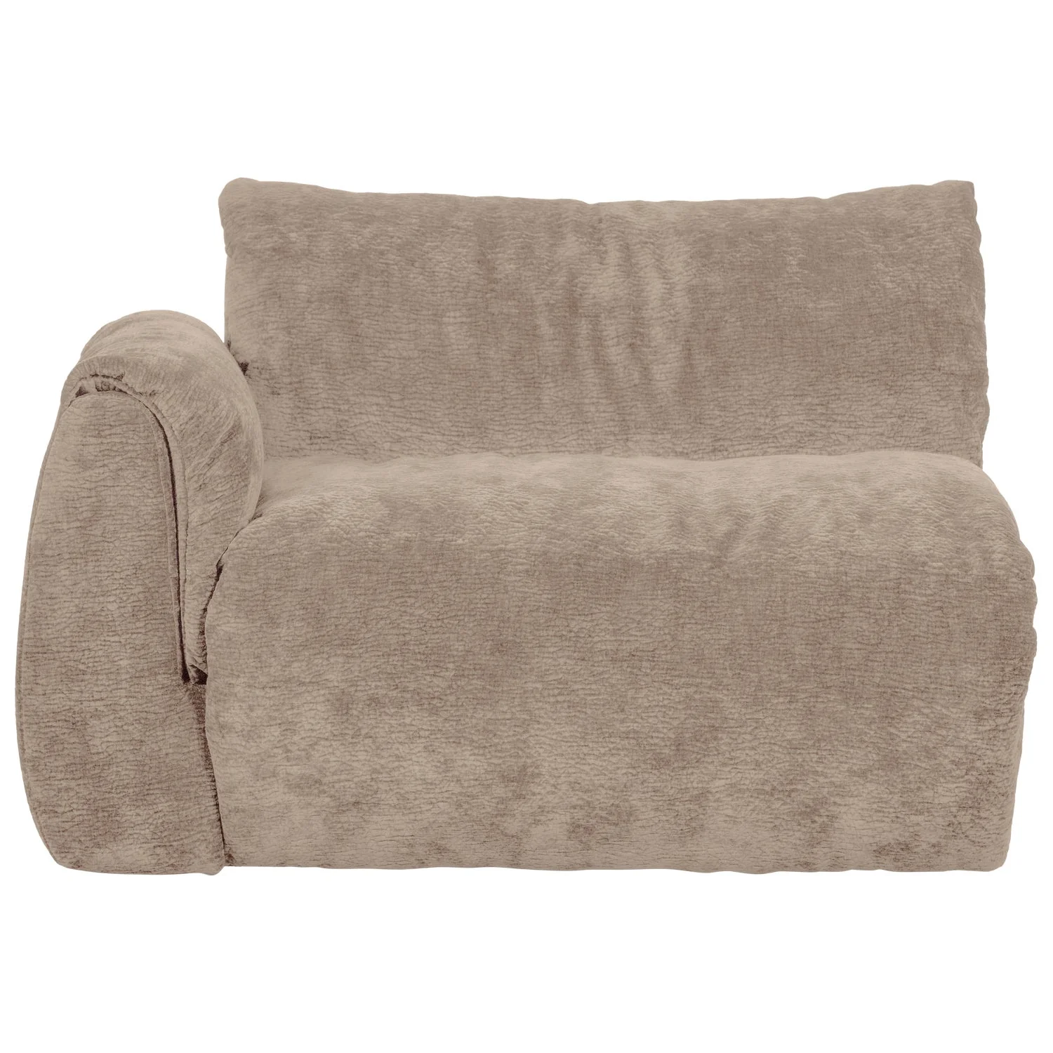 Sofa modułowa BAGGY 3D - element lewostronny piaskowy - Image 8
