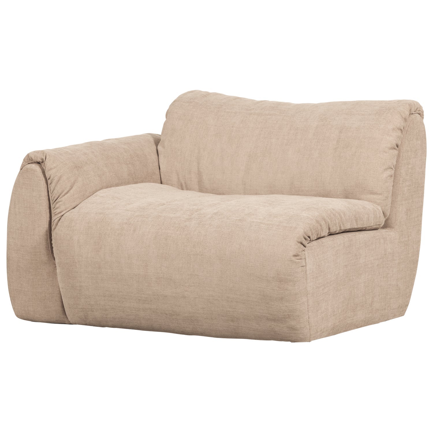 Sofa modułowa BAGGY - element lewostronny piaskowy - Image 3