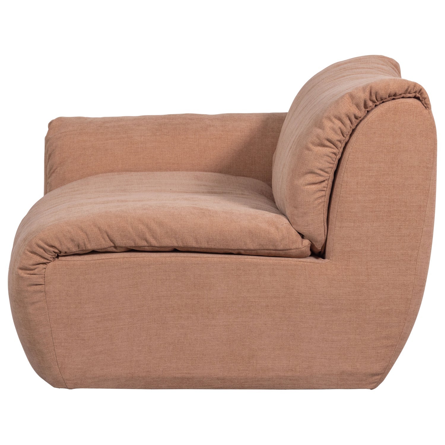 Sofa modułowa BAGGY - element lewostronny różowy - Image 6
