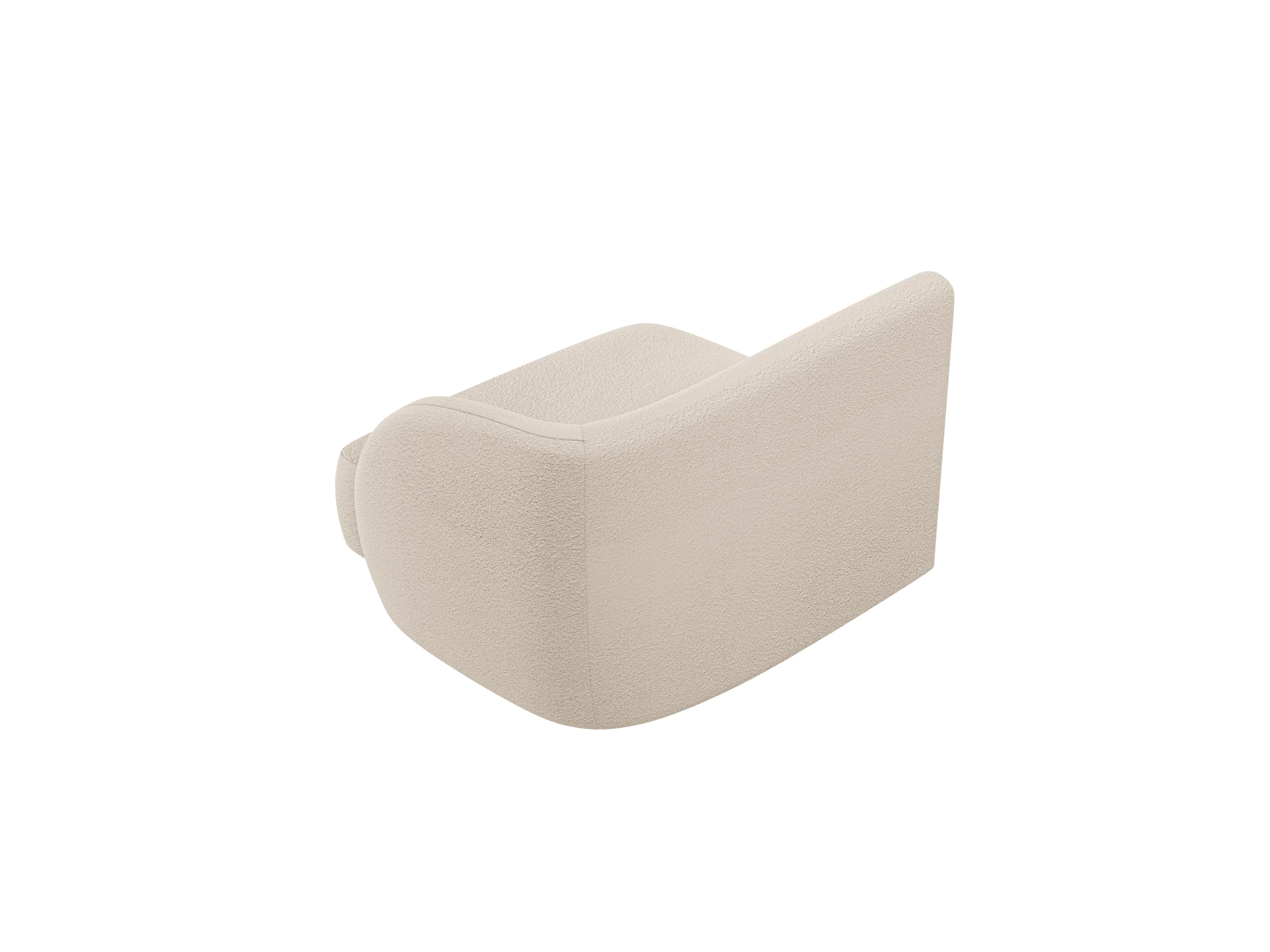 Sofa modułowa MILEY - moduł prawostronny beżowy boucle - Image 3