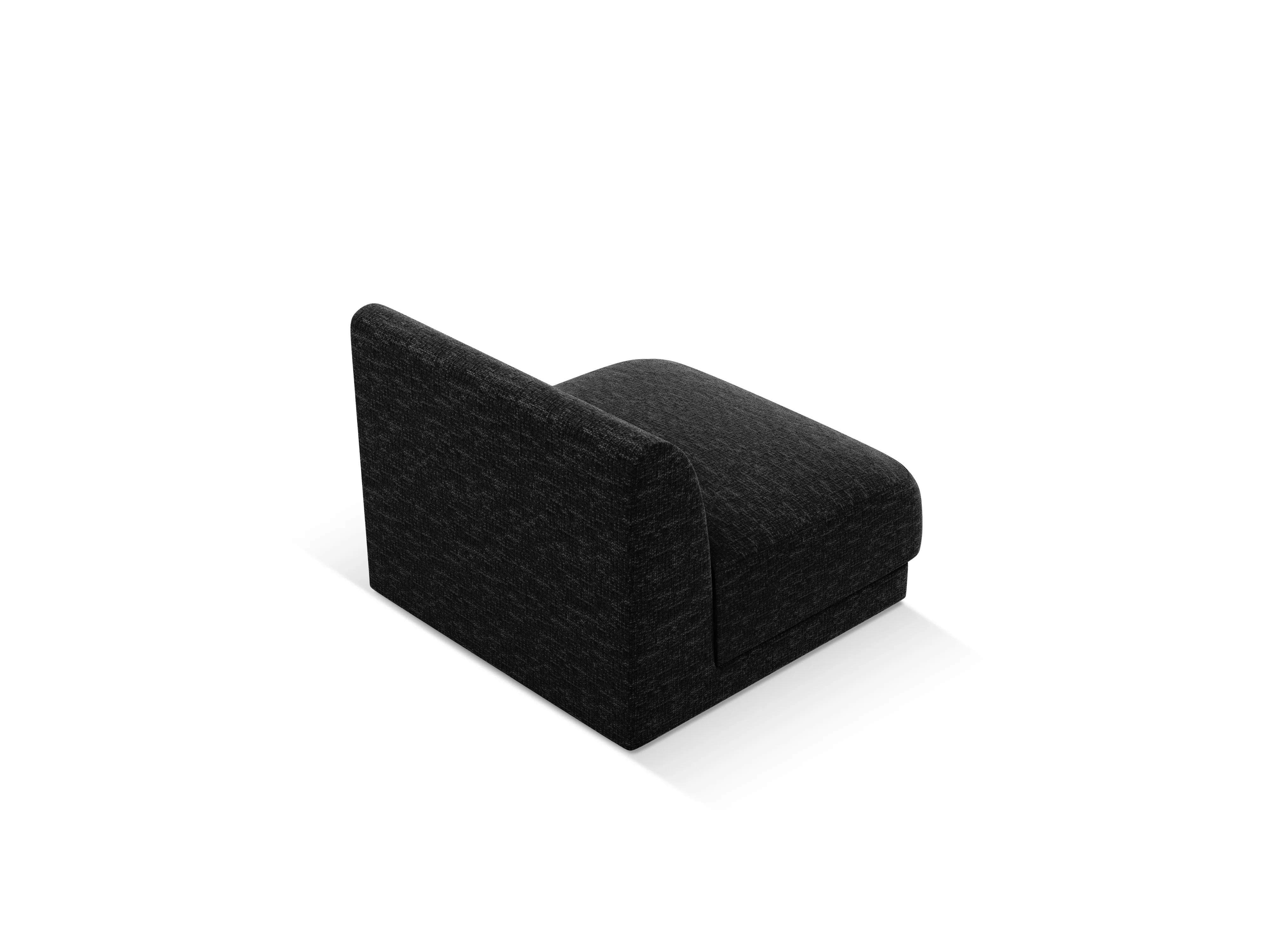 Fotel / moduł MILEY czarny szenil jedwabisty - Image 4