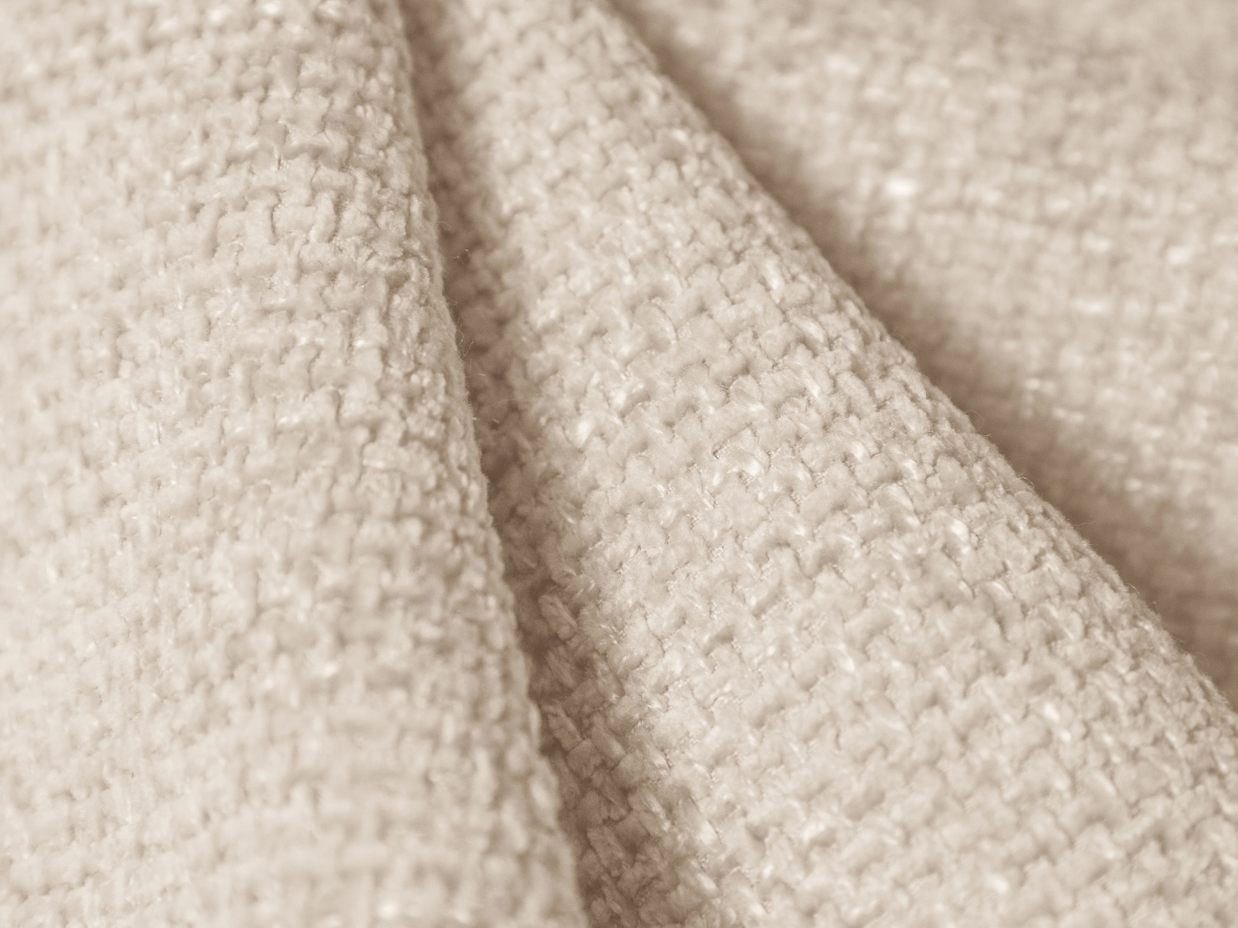 Sofa modułowa MILEY - moduł lewostronny jasnobeżowy szenil jedwabisty - Image 5