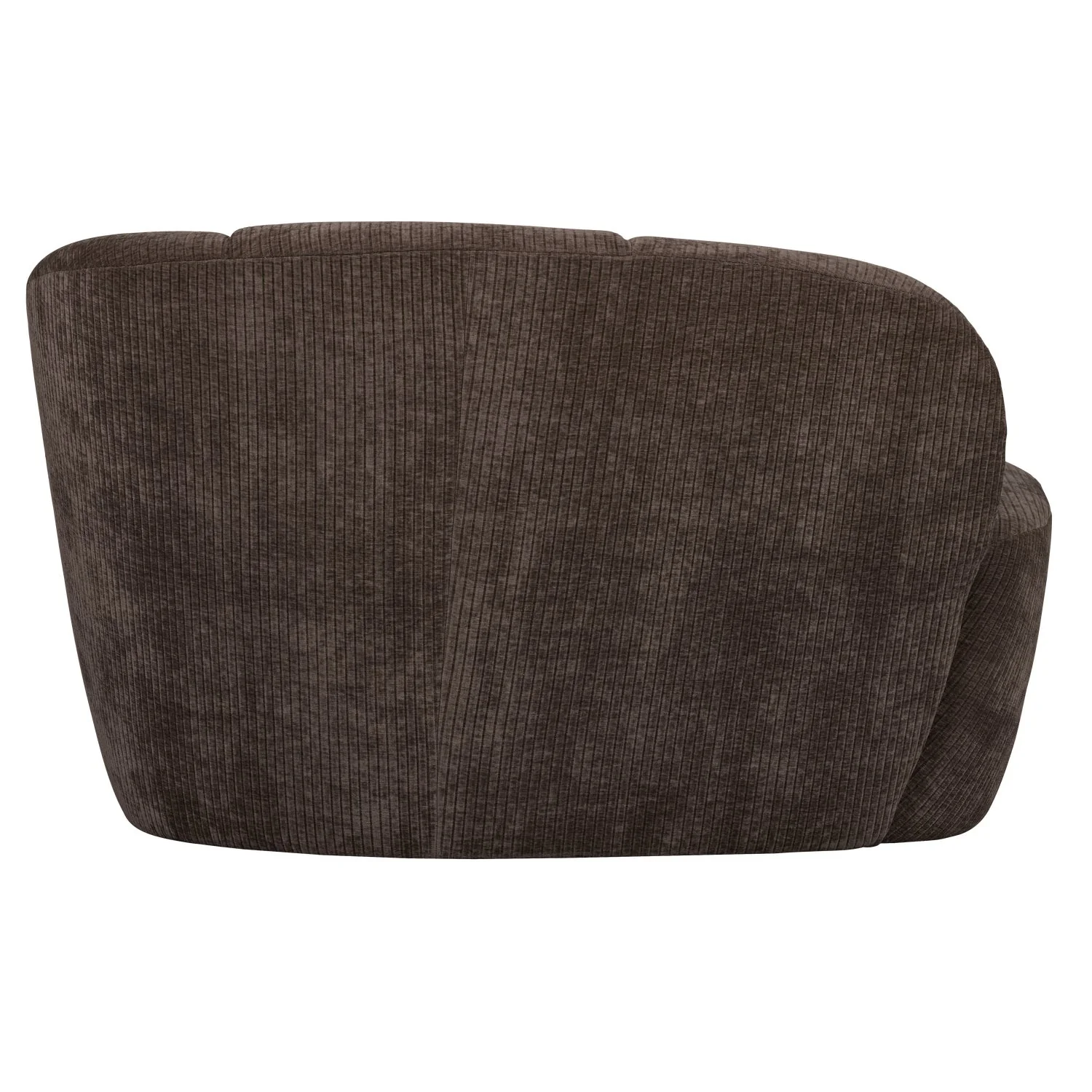 Sofa prawostronna 2-osobowa MOJO ciemnobrązowy sztruks - Image 3
