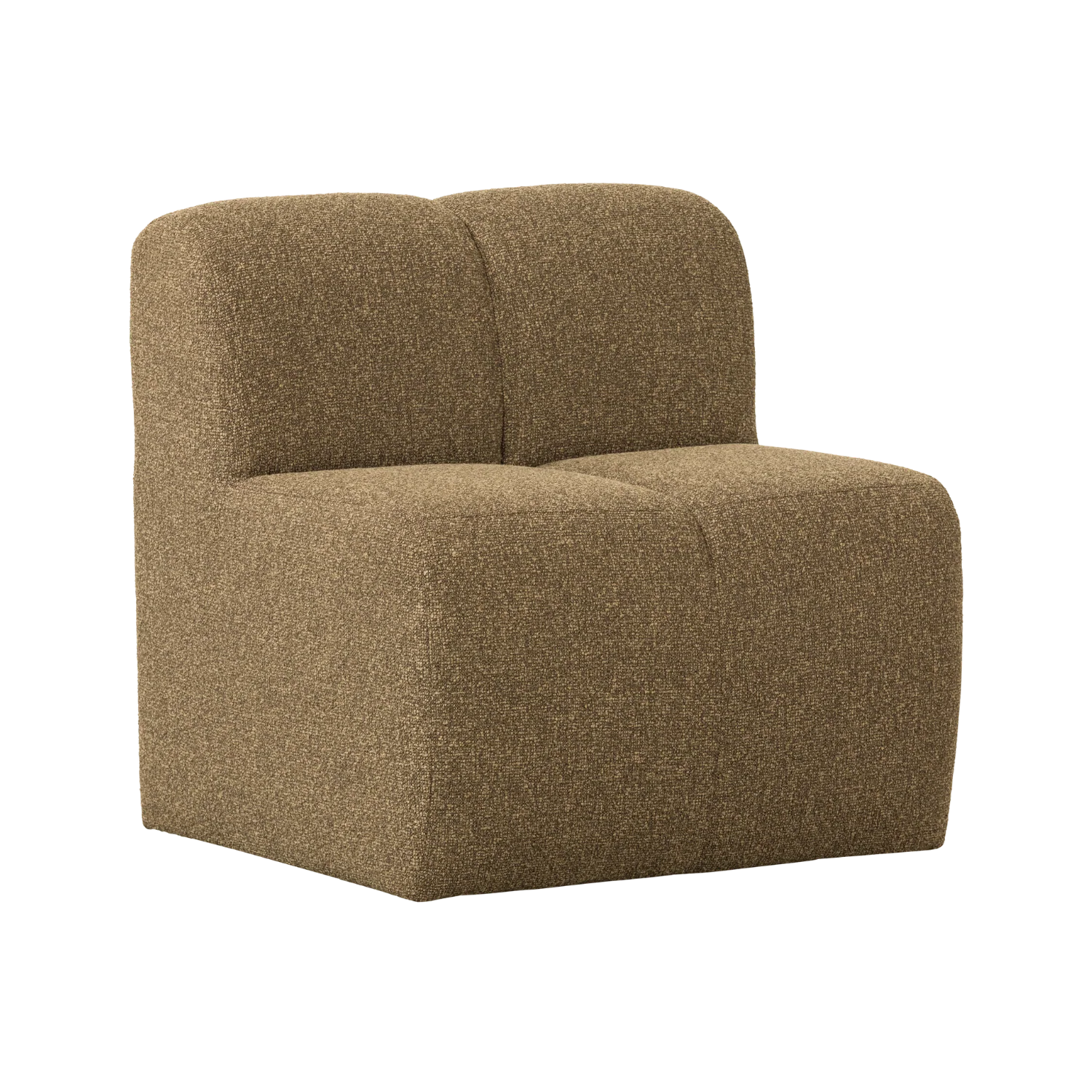 Fotel / moduł MOJO BENCH miodowy melanż boucle
