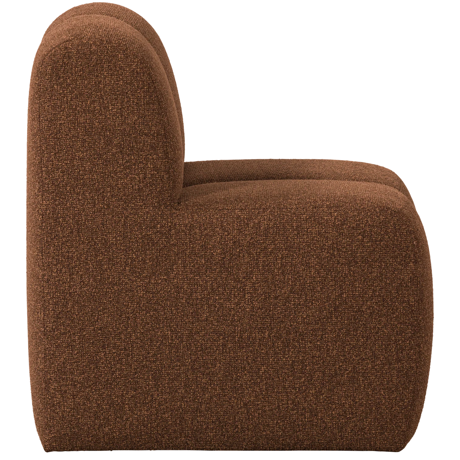 Fotel / moduł MOJO BENCH rdzawy brązowy melanż boucle - Image 7