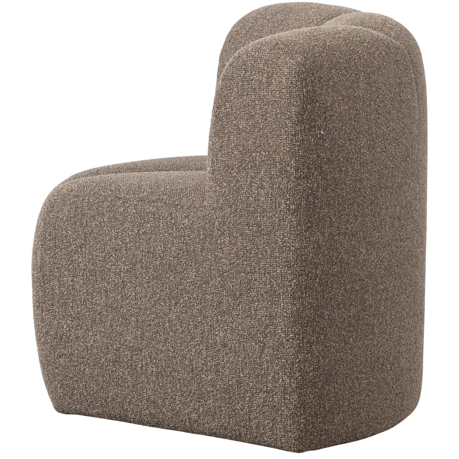 Sofa modułowa MOJO BENCH - element narożny brązowy melanż boucle - Image 6