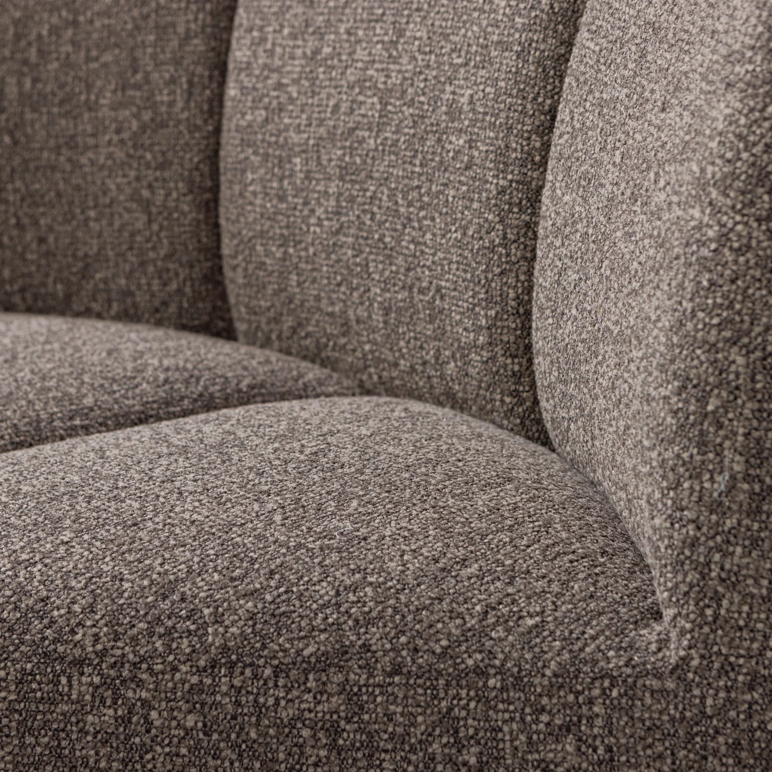 Sofa modułowa MOJO BENCH - element narożny brązowy melanż boucle - Image 9