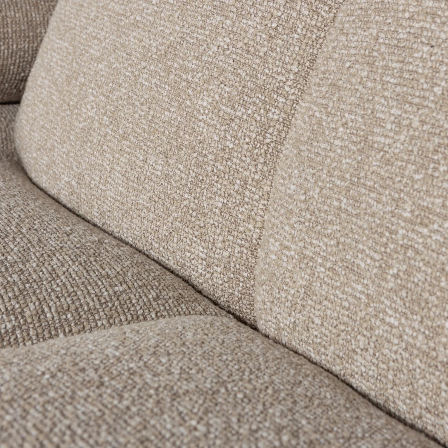 Sofa modułowa MOJO - element 1,5-osobowy lewostronny beżowy melanż bouclé - Image 5
