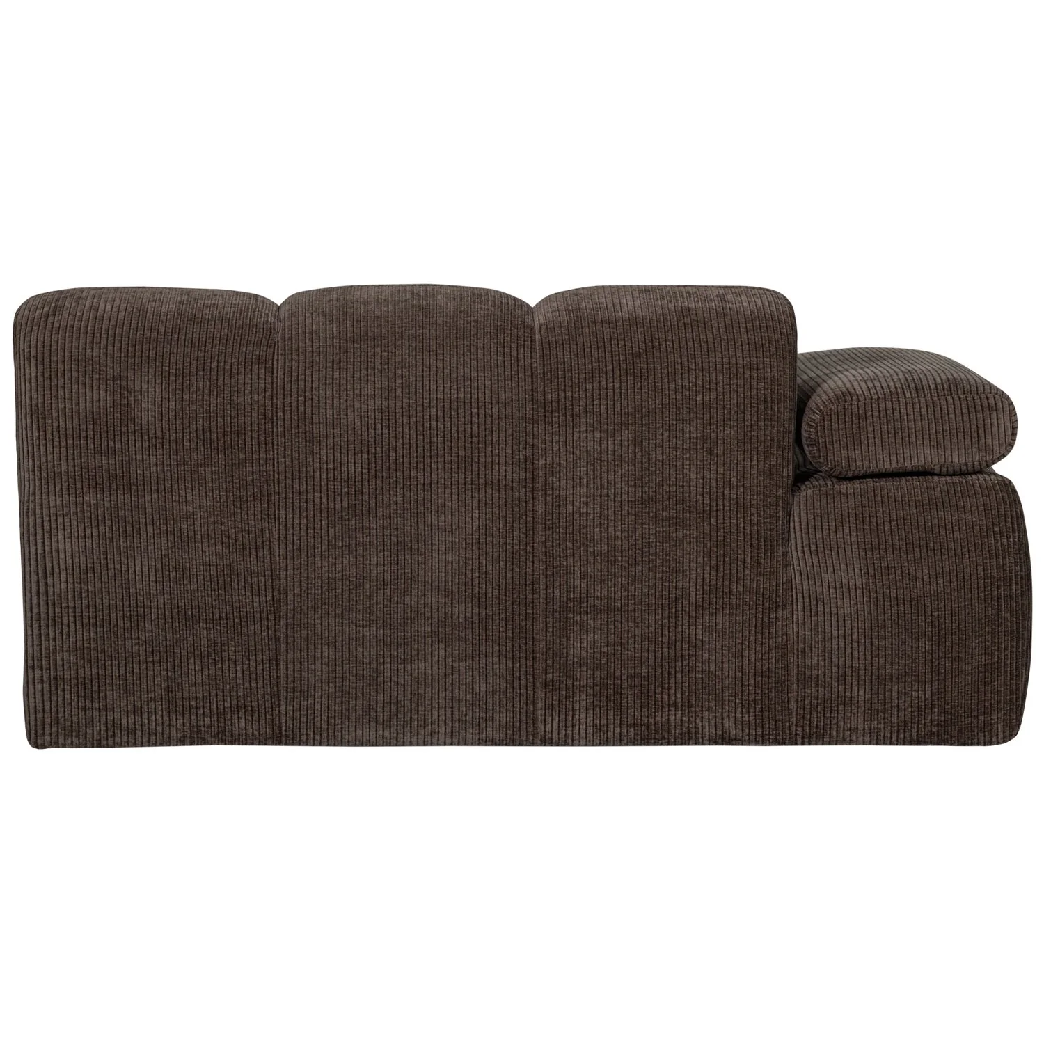 Sofa modułowa MOJO - element 1,5-osobowy lewostronny ciemnobrązowy sztruks - Image 10