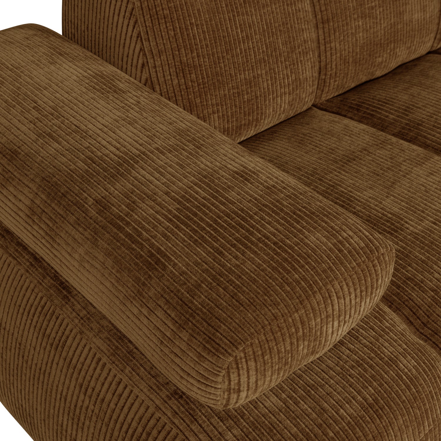 Sofa modułowa MOJO - element 1,5-osobowy lewostronny ciemny miodowy sztruks - Image 2