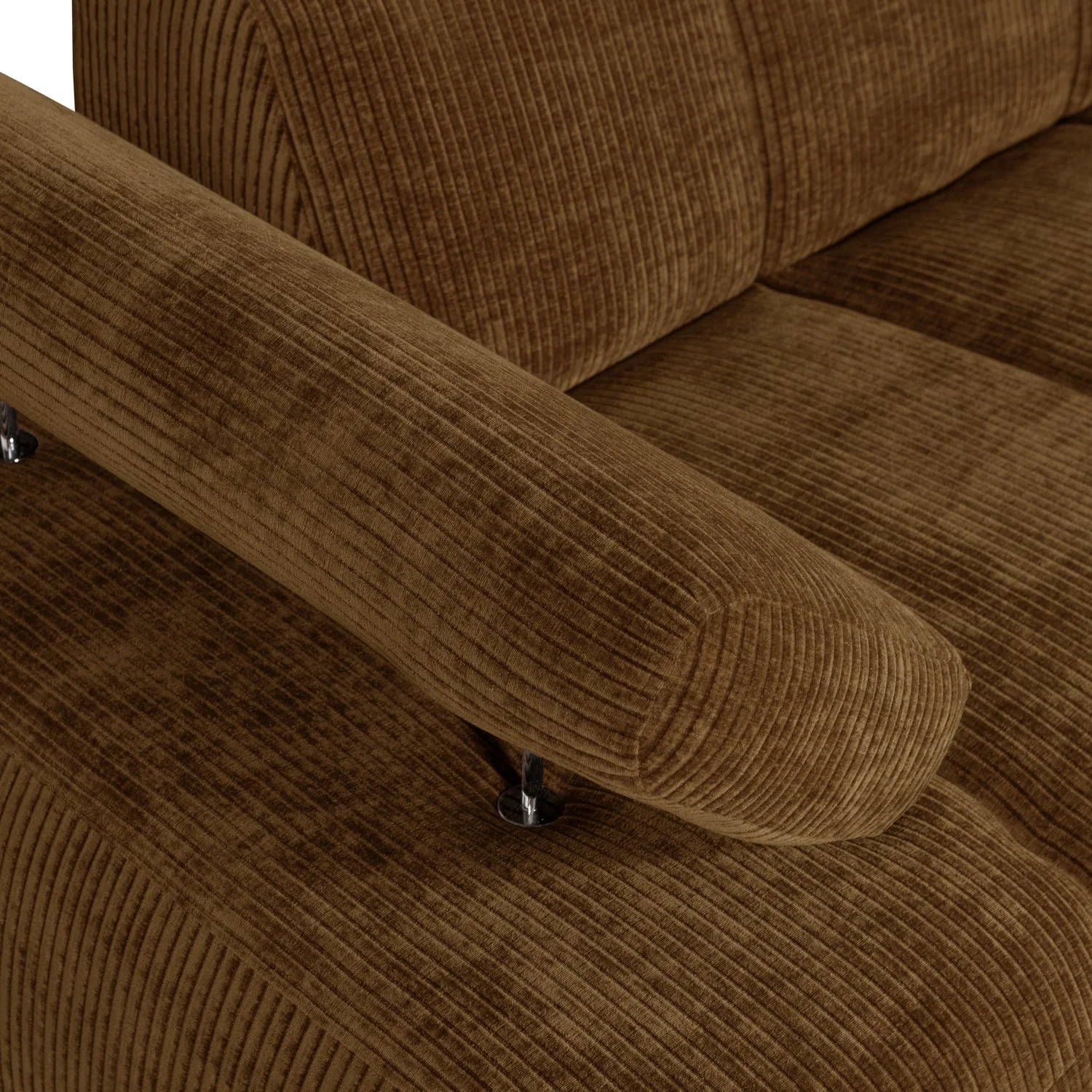 Sofa modułowa MOJO - element 1,5-osobowy lewostronny ciemny miodowy sztruks - Image 3