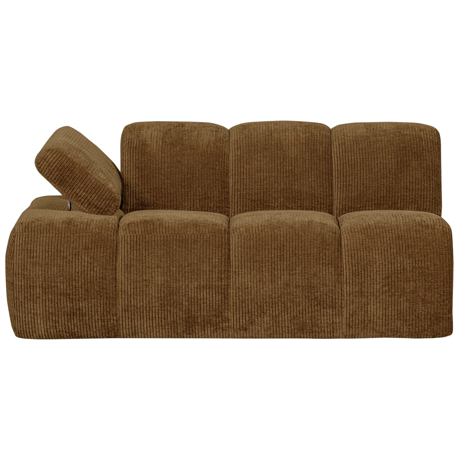 Sofa modułowa MOJO - element 1,5-osobowy lewostronny ciemny miodowy sztruks - Image 6