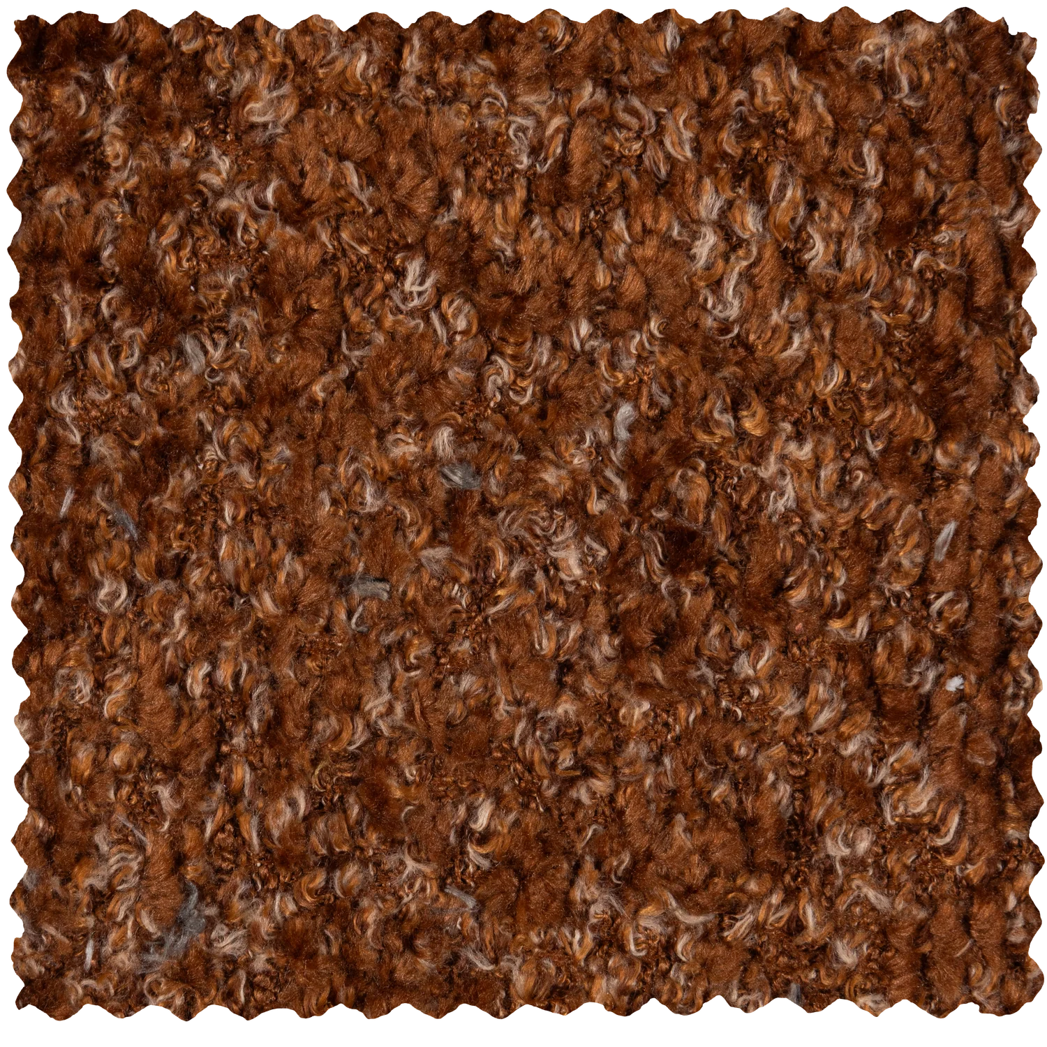 Sofa modułowa MOJO - element 1,5-osobowy lewostronny rdzawy brązowy baranek - Image 3