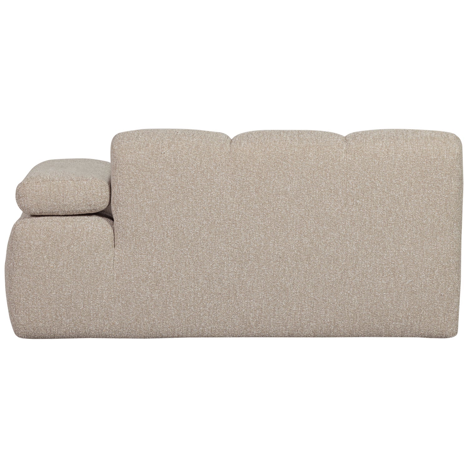 Sofa modułowa MOJO - element 1,5-osobowy prawostronny beżowy melanż bouclé - Image 4