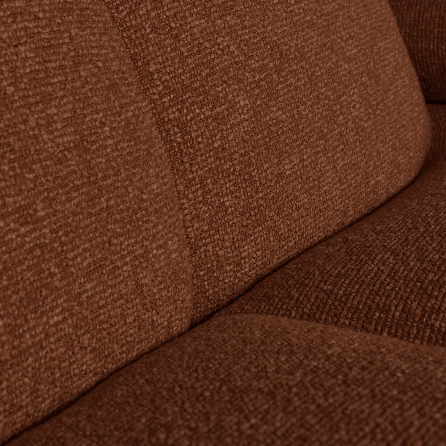 Sofa modułowa MOJO - element 1,5-osobowy prawostronny rdzawy brązowy bouclé - Image 3
