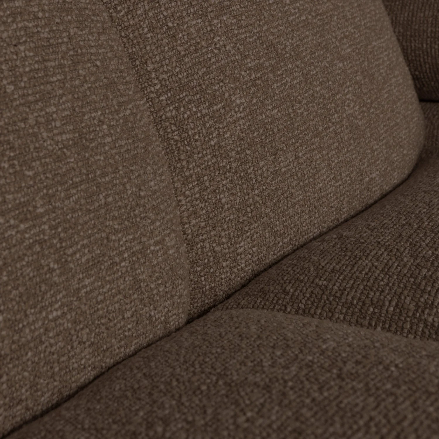 Sofa modułowa MOJO - element 1,5-osobowy prawostronny ciemnobrązowy bouclé - Image 3