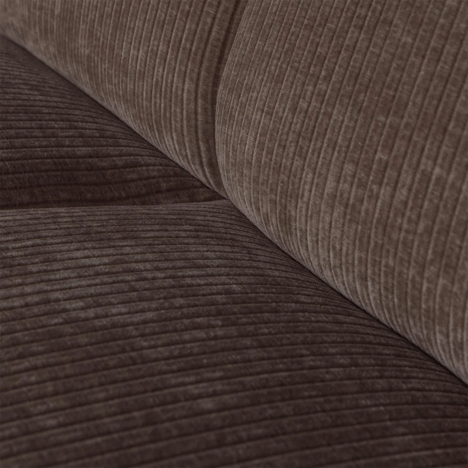 Sofa modułowa MOJO - element 1-osobowy ciemnobrązowy sztruks - Image 2