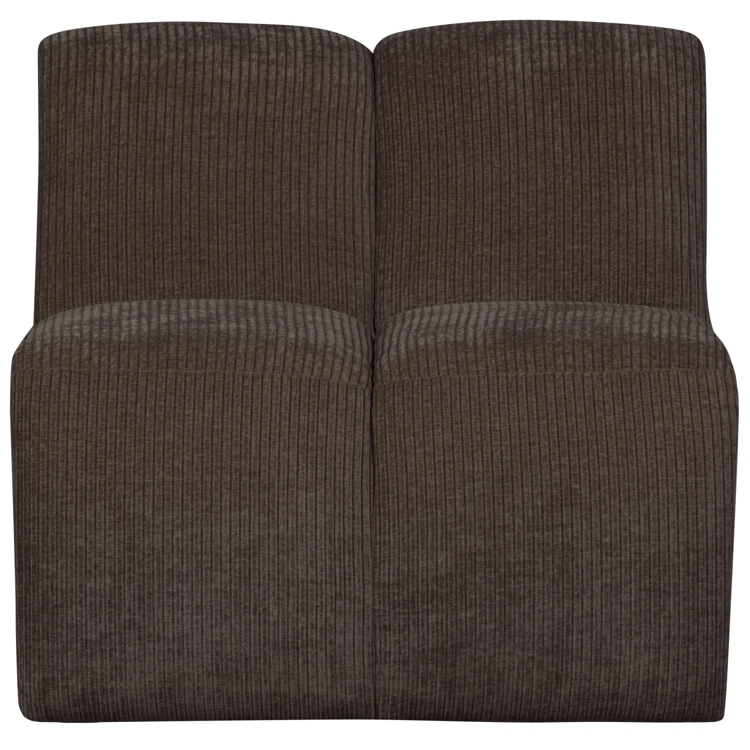 Sofa modułowa MOJO - element 1-osobowy ciemnobrązowy sztruks - Image 4