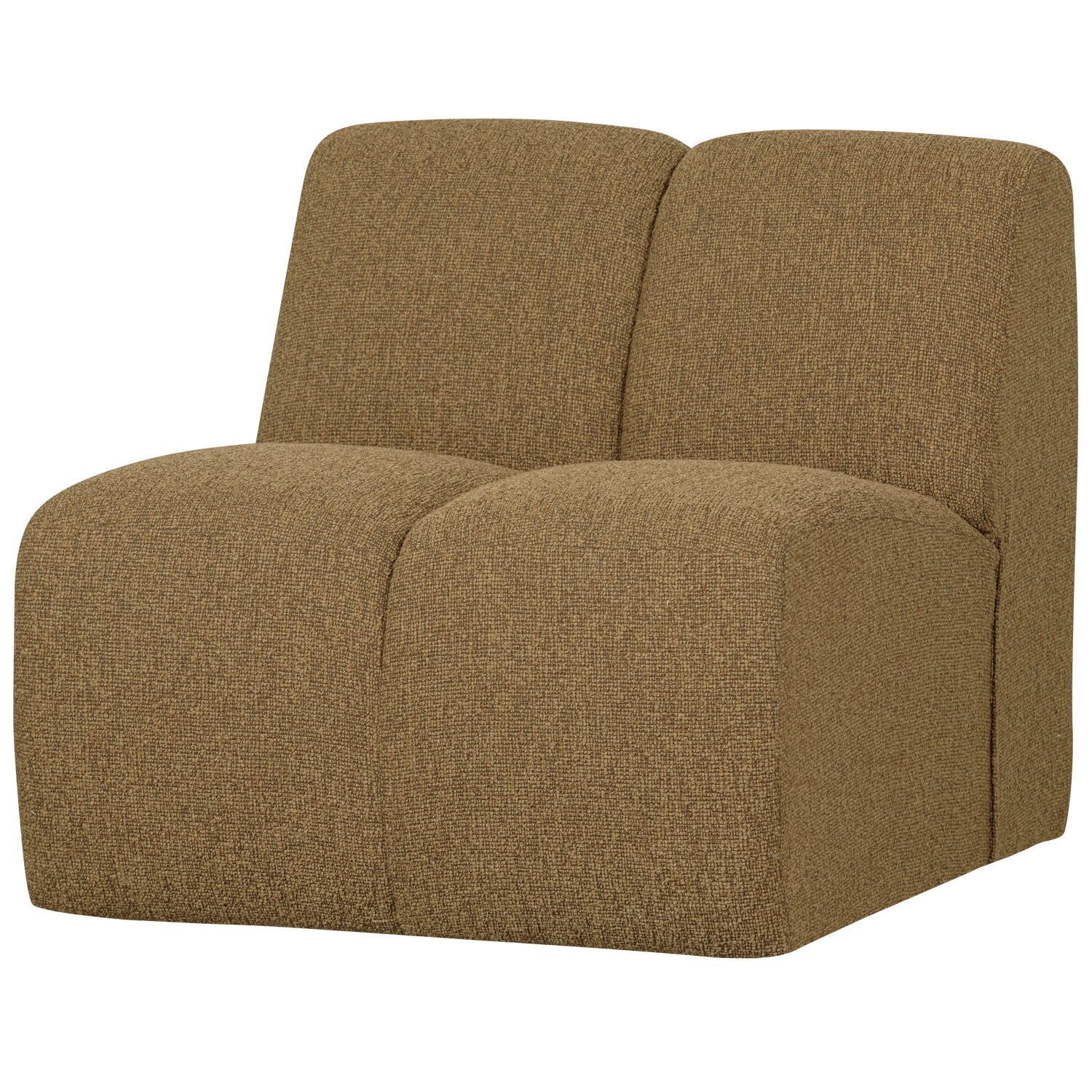 Sofa modułowa MOJO - element 1-osobowy ciemny miodowy bouclé - Image 5
