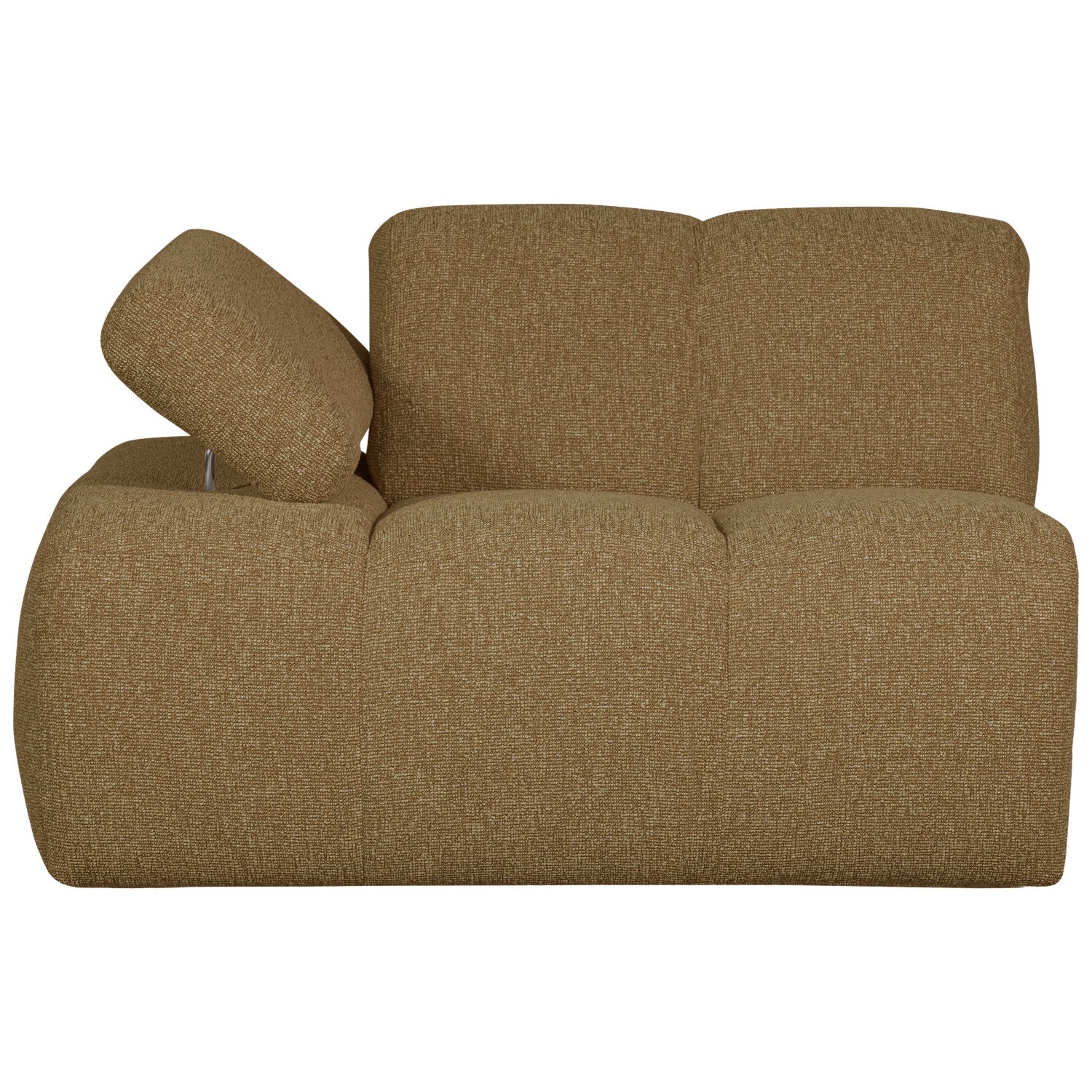 Sofa modułowa MOJO - element lewostronny ciemny miodowy bouclé - Image 5