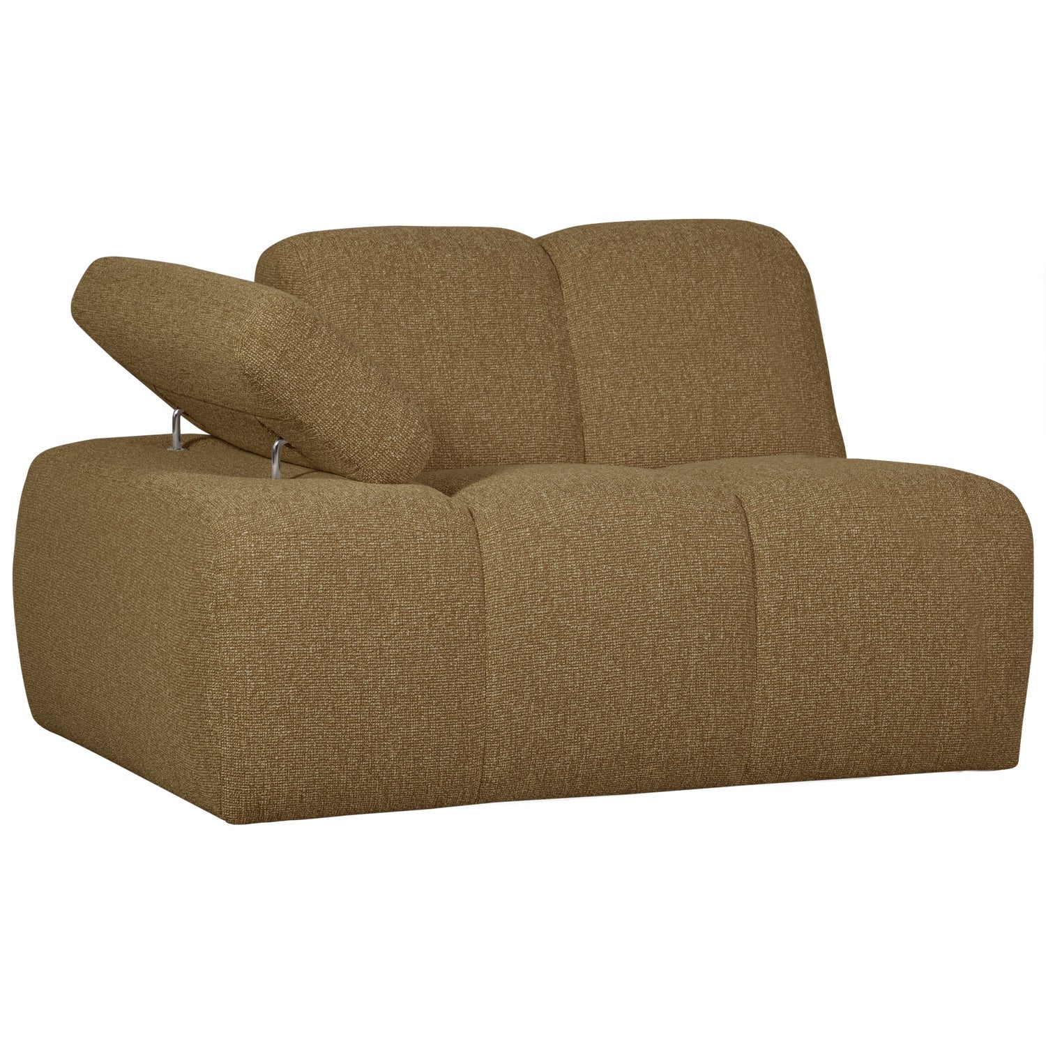Sofa modułowa MOJO - element lewostronny ciemny miodowy bouclé - Image 8