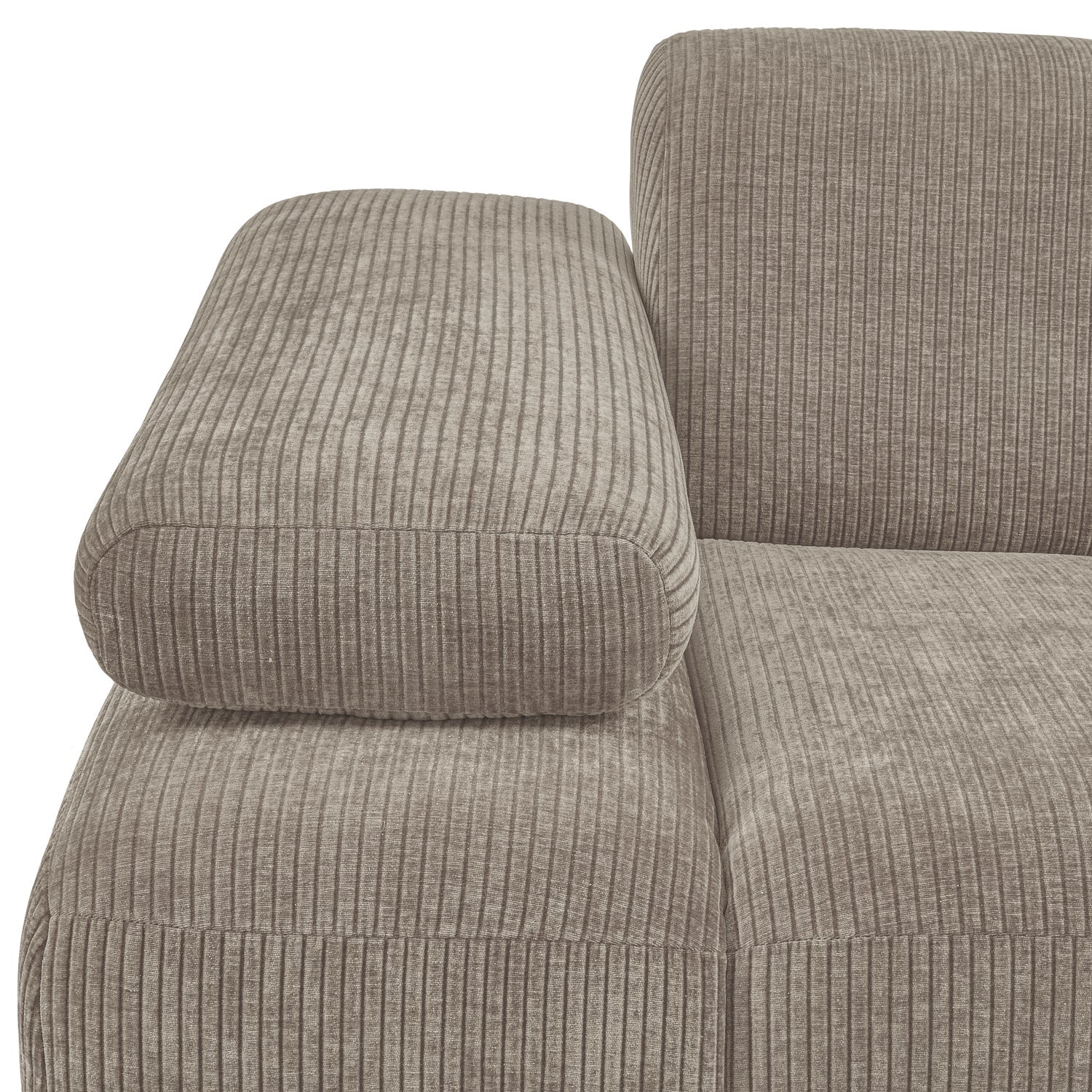 Sofa modułowa MOJO - element lewostronny ciemny piaskowy sztruks - Image 2