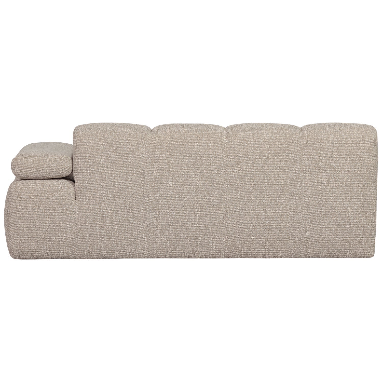 Sofa modułowa MOJO - element 2-osobowy prawostronny beżowy melanż bouclé - Image 5