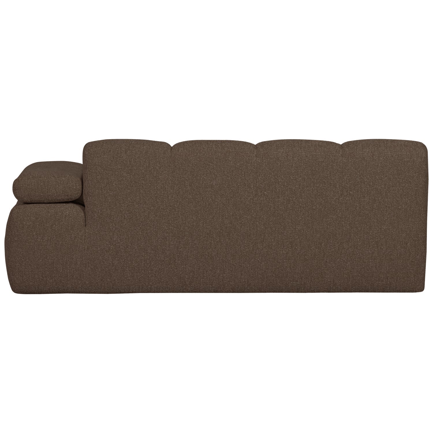 Sofa modułowa MOJO - element 2-osobowy prawostronny ciemnobrązowy bouclé - Image 7