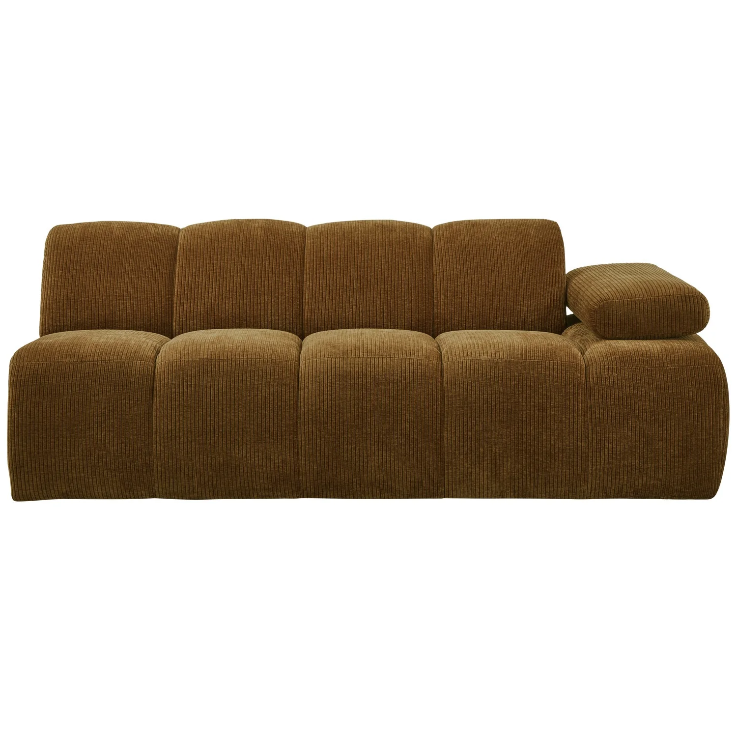 Sofa modułowa MOJO - element 2-osobowy ciemny miodowy sztruks - Image 4