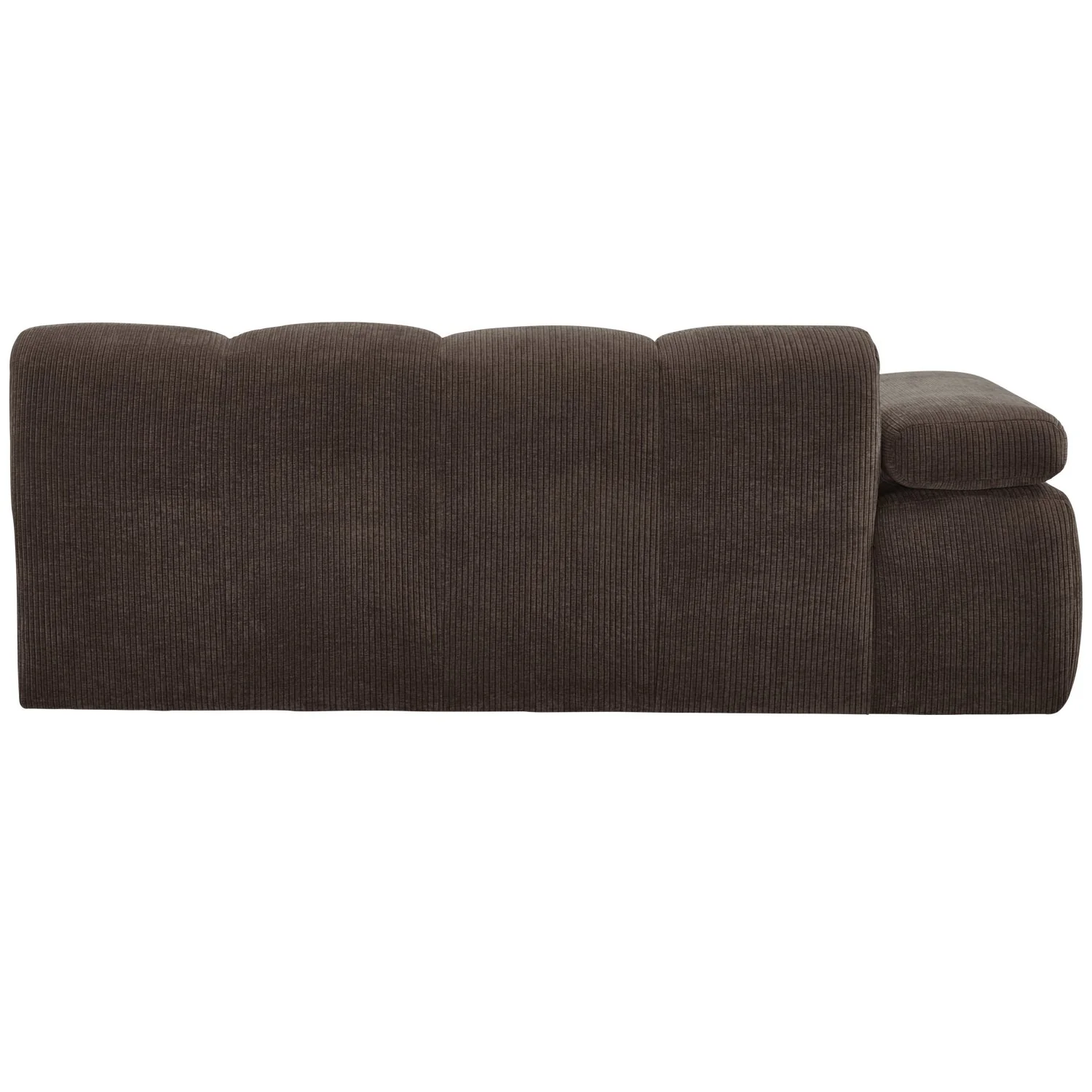 Sofa modułowa MOJO - element 2-osobowy lewostronny ciemnobrązowy sztruks - Image 9