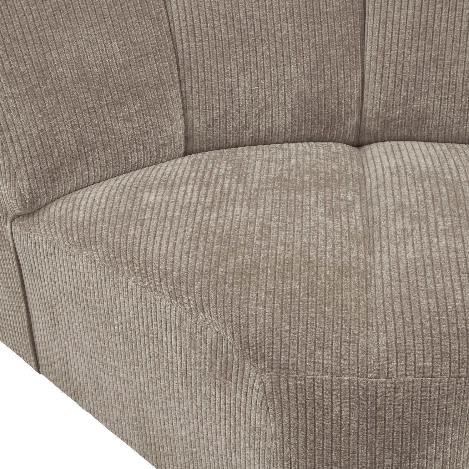 Sofa modułowa MOJO - element narożny ciemny piaskowy sztruks - Image 2