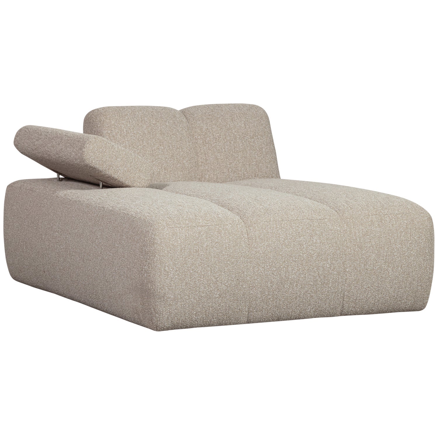 Sofa modułowa MOJO - szezlong lewostronny beżowy melanż bouclé - Image 7