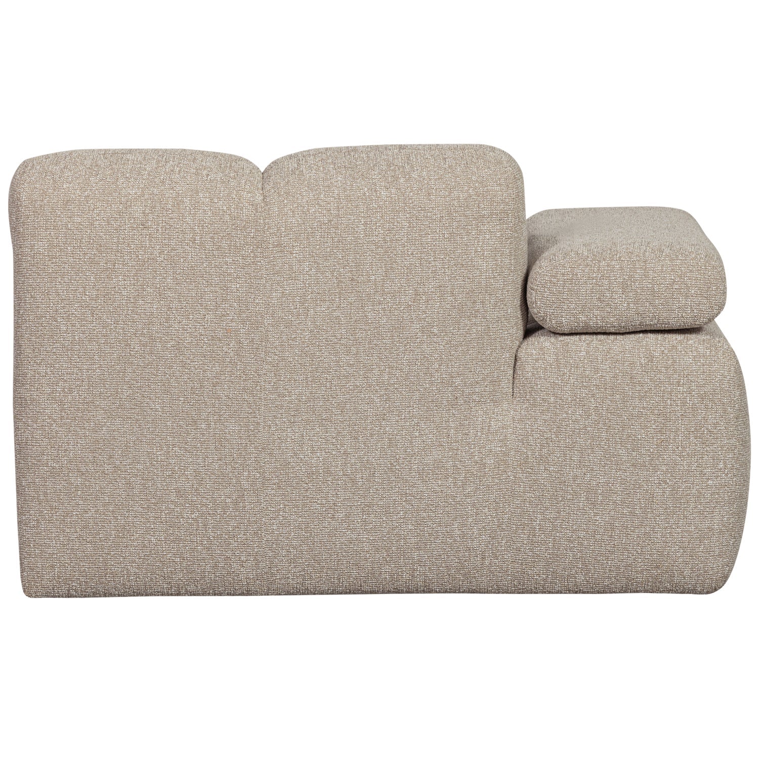 Sofa modułowa MOJO - szezlong lewostronny beżowy melanż bouclé - Image 8