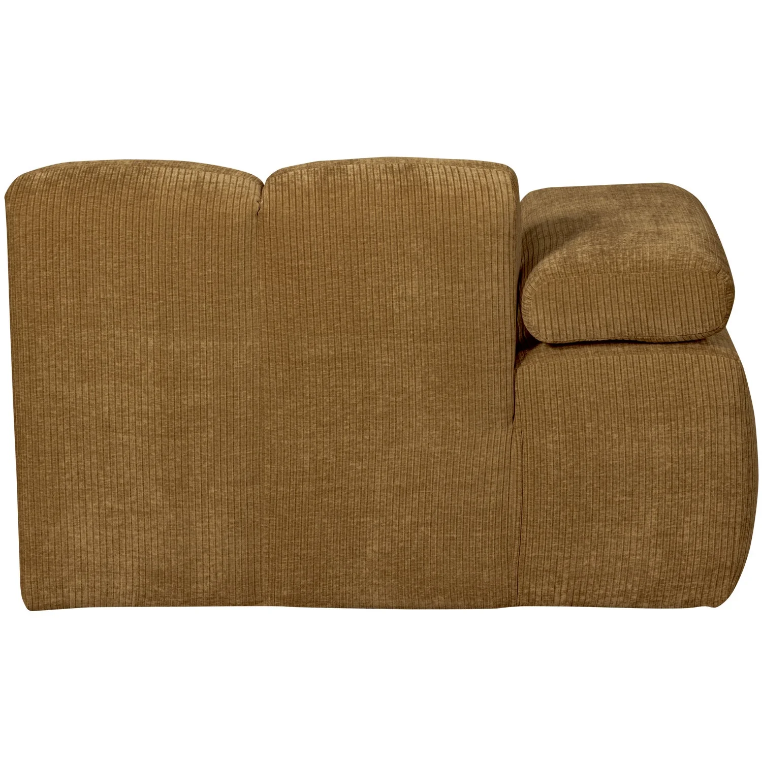 Sofa modułowa MOJO - szezlong lewostronny ciemny miodowy sztruks - Image 5