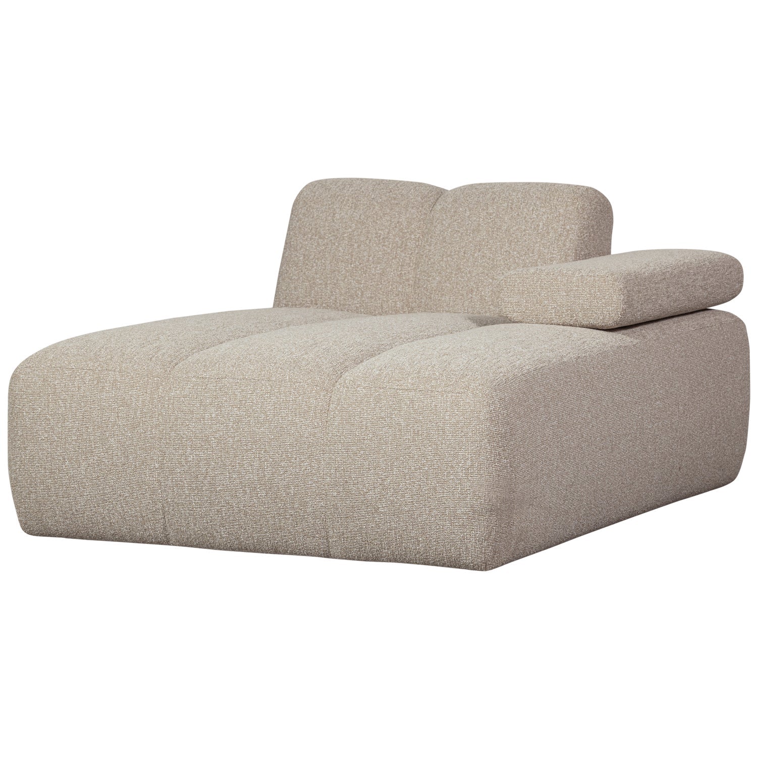 Sofa modułowa MOJO - szezlong prawostronny beżowy melanż bouclé - Image 10