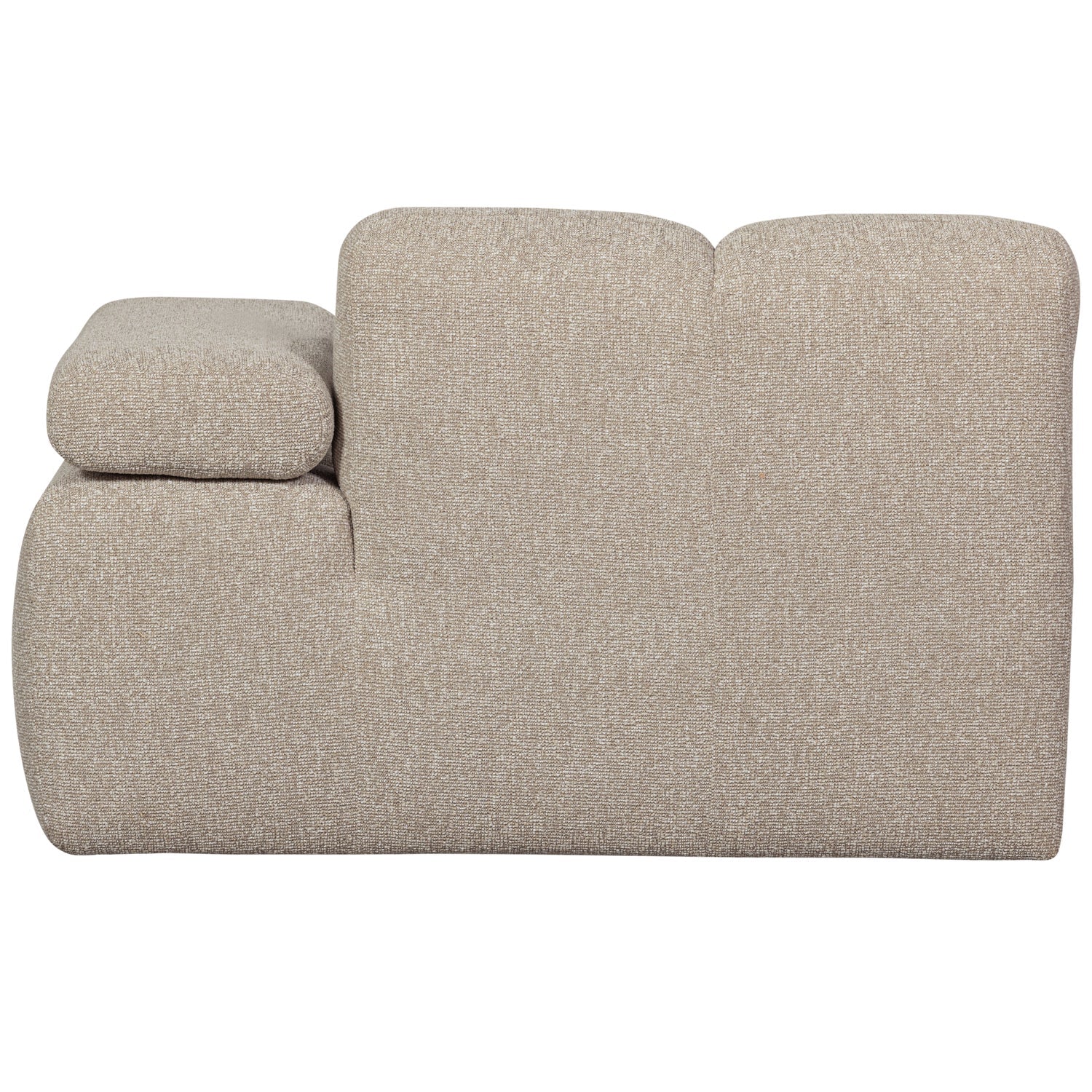 Sofa modułowa MOJO - szezlong prawostronny beżowy melanż bouclé - Image 6
